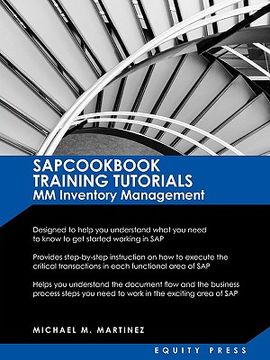 portada sap training tutorials: sap mm inventory management: sapcookbook training tutorials mm inventory management (sapcookbook sap training resource
