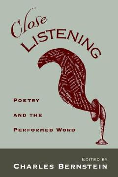 portada close listening poetry and the performed