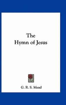 portada the hymn of jesus (en Inglés)
