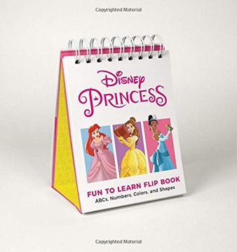 portada Disney Princess fun to Learn Flip Book: Abcs, Numbers, Colors, and Shapes (en Inglés)