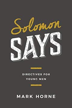 portada Solomon Says: Directives for Young men (in English)