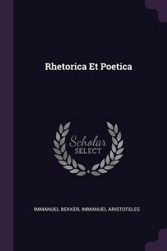portada Rhetorica Et Poetica (en Inglés)