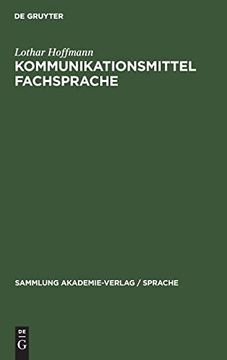 portada Kommunikationsmittel Fachsprache: Eine Einführung (Sammlung Akademie-Verlag / Sprache) (German Edition) (en Alemán)