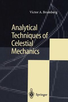 portada analytical techniques of celestial mechanics (en Inglés)