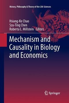 portada Mechanism and Causality in Biology and Economics (en Inglés)