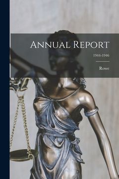 portada Annual Report; 1944-1946 (in English)