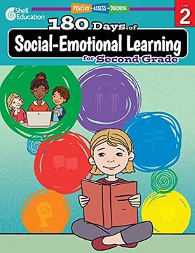 portada 180 Days of Social-Emotional Learning for Second Grade (180 Days of Practice) (en Inglés)