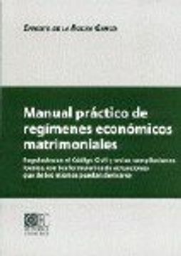 portada Manual practico de regimenes economicos matrimoniales