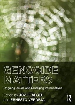portada genocide matters: ongoing issues and emerging perspectives (en Inglés)