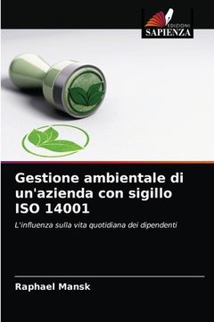 portada Gestione ambientale di un'azienda con sigillo ISO 14001