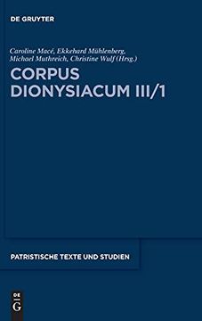 portada Corpus Dionysiacum iii (en Latin)
