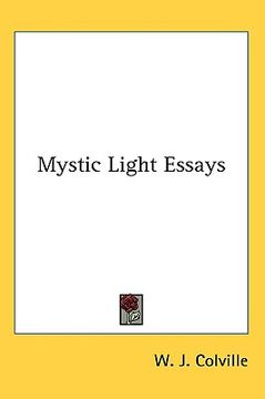 portada mystic light essays (en Inglés)