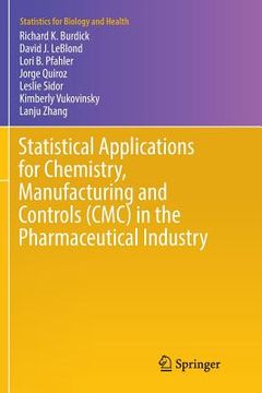 portada Statistical Applications for Chemistry, Manufacturing and Controls (CMC) in the Pharmaceutical Industry 
