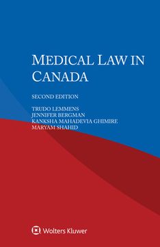 portada Medical Law in Canada (in English)