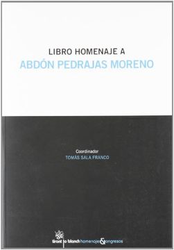 portada Libro Homenaje A Abdón Pedrajas Moreno
