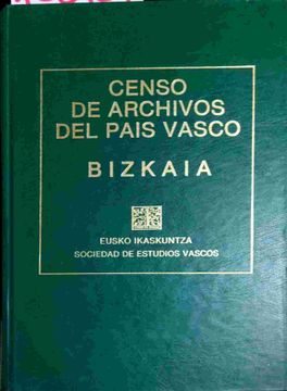 portada Censo de Archivos del País Vasco. Bizkaia