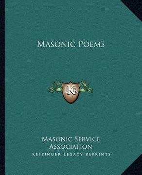 portada masonic poems (en Inglés)
