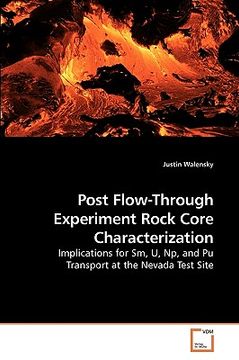 portada post flow-through experiment rock core characterization