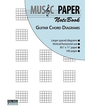 portada music paper not - guitar chord diagrams (en Inglés)