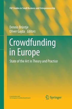 portada Crowdfunding in Europe: State of the Art in Theory and Practice (en Inglés)