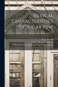 portada Silvical Characteristics of Sugar Pine; no.14