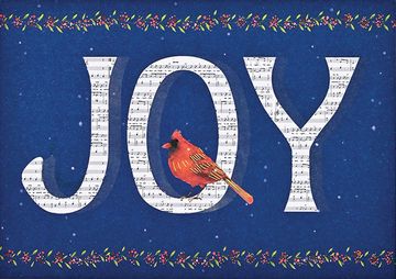 portada Joyful Cardinal Deluxe Boxed Holiday Cards