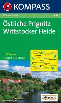 portada Östliche Prignitz - Wittstocker Heide 1: 50 000 (en Alemán)