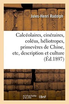 portada Calcéolaires, cinéraires, coléus, héliotropes, primevères de Chine, etc., description et culture (Sciences)