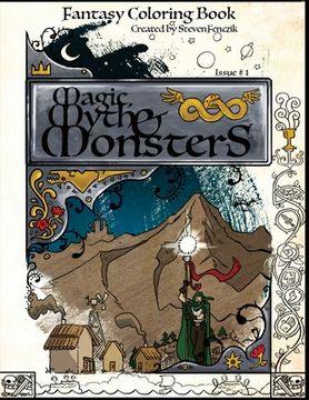 portada Magic, Myth and Monsters: Fantasy Coloring Book (en Inglés)