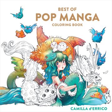 portada Best of pop Manga Coloring Book (en Inglés)