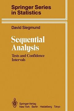 portada sequential analysis: tests and confidence intervals