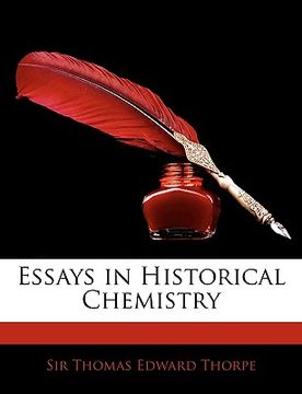 portada essays in historical chemistry (en Inglés)