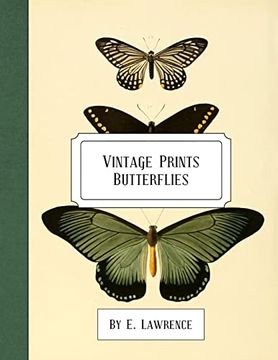 portada Vintage Prints: Butterflies (en Inglés)