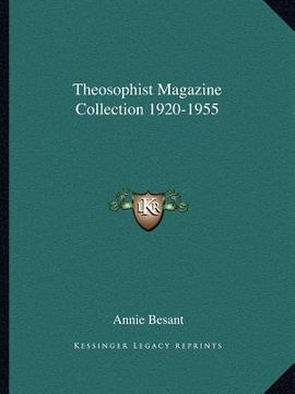 portada theosophist magazine collection 1920-1955 (en Inglés)