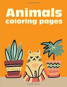 portada Animals Coloring Pages: Funny Animals Coloring Pages for Children,Preschool,Kindergarten age 3-5 (Genius Activities) (en Inglés)