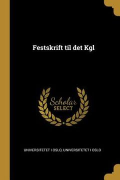 portada Festskrift til det Kgl (en Inglés)
