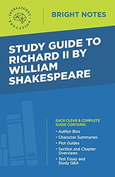 portada Study Guide to Richard ii by William Shakespeare (Bright Notes) 