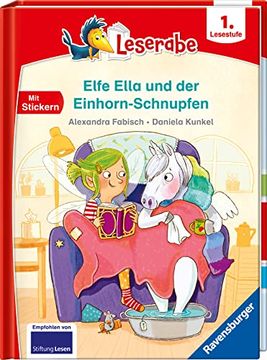 portada Elfe Ella und der Einhorn-Schnupfen - Leserabe ab 1. Klasse - Erstlesebuch für Kinder ab 6 Jahren (en Alemán)