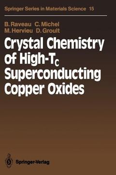 portada crystal chemistry of high-tc superconducting copper oxides (en Inglés)