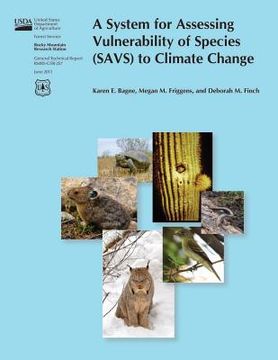 portada A System for Assessing Vulnerability of Species (SAVS) to Climate Change (in English)