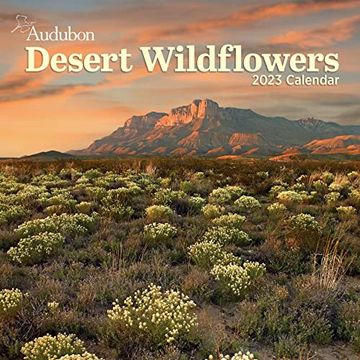 portada Audubon Desert Wildflowers Wall Calendar 2023 (en Inglés)