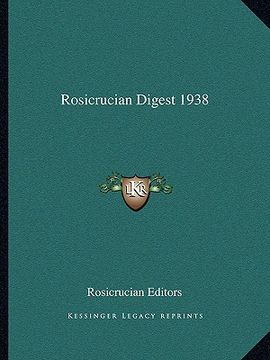 portada rosicrucian digest 1938 (en Inglés)