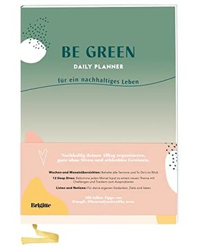 portada Be Green Daily Planner: Für ein Nachhaltiges Leben (en Alemán)