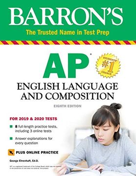 portada Barron's ap English Language and Composition With Online Tests (en Inglés)