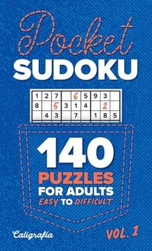 portada Pocket Sudoku: 140 Puzzles for Adults, Easy to Difficult (en Inglés)