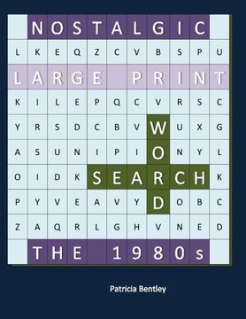 portada Nostalgic Large Print Word Search: The 1980s