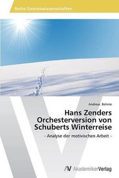 portada Hans Zenders Orchesterversion von Schuberts Winterreise