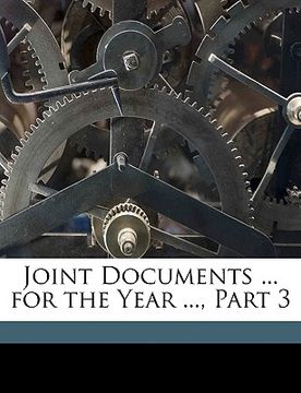 portada joint documents ... for the year ..., part 3 (en Inglés)