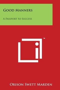 portada Good Manners: A Passport to Success (en Inglés)