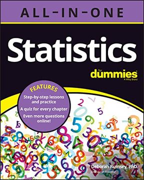 portada Statistics All-In-One for Dummies (en Inglés)